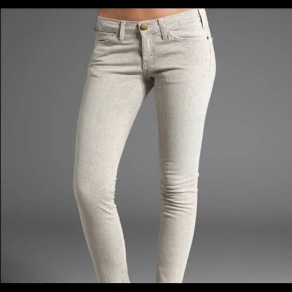 Current Elliott Crop  Jeans Snake print - Picture 1 of 5